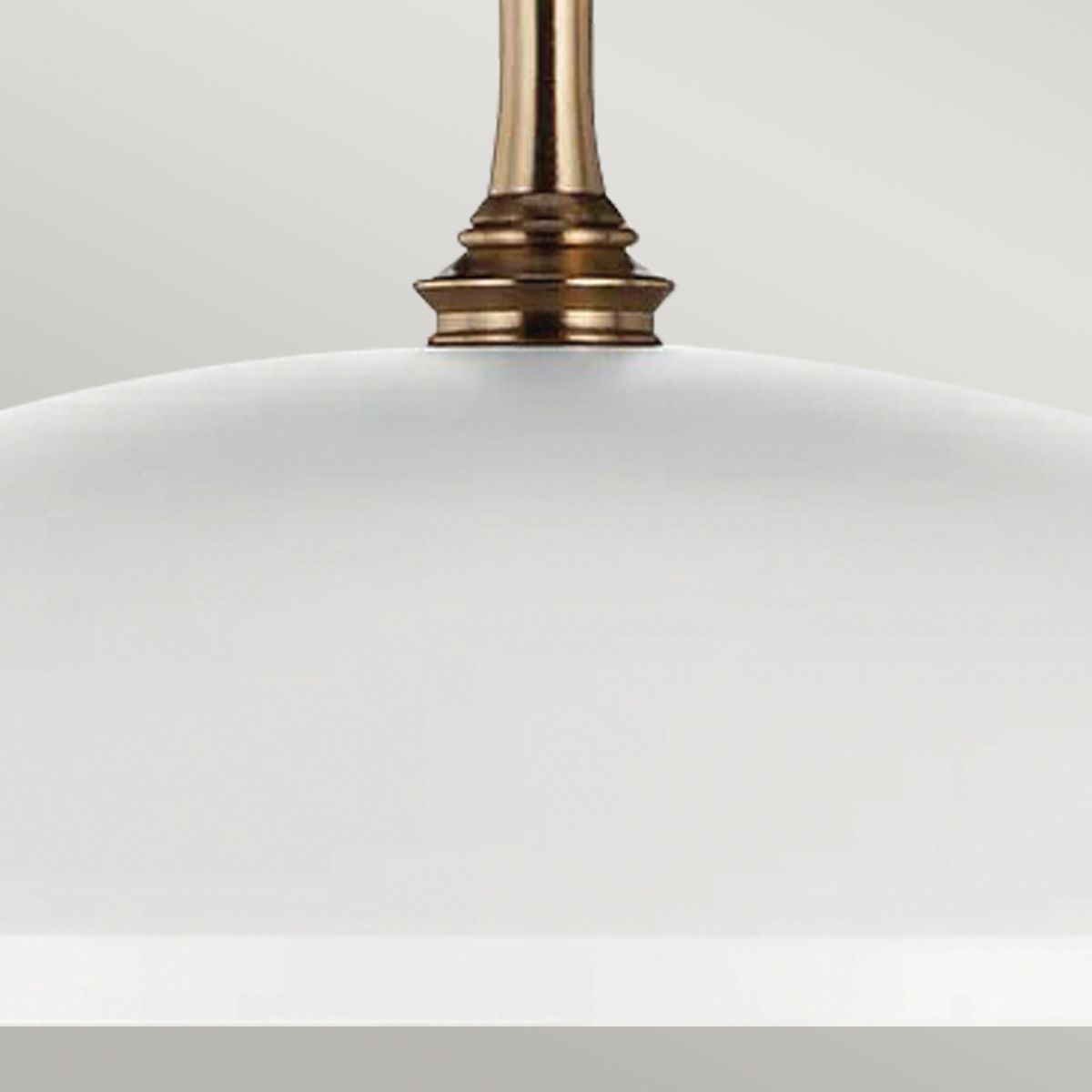 Kichler Delarosa White and Champagne Bronze Ceiling Pendant Light-warehouse-clearance-140826