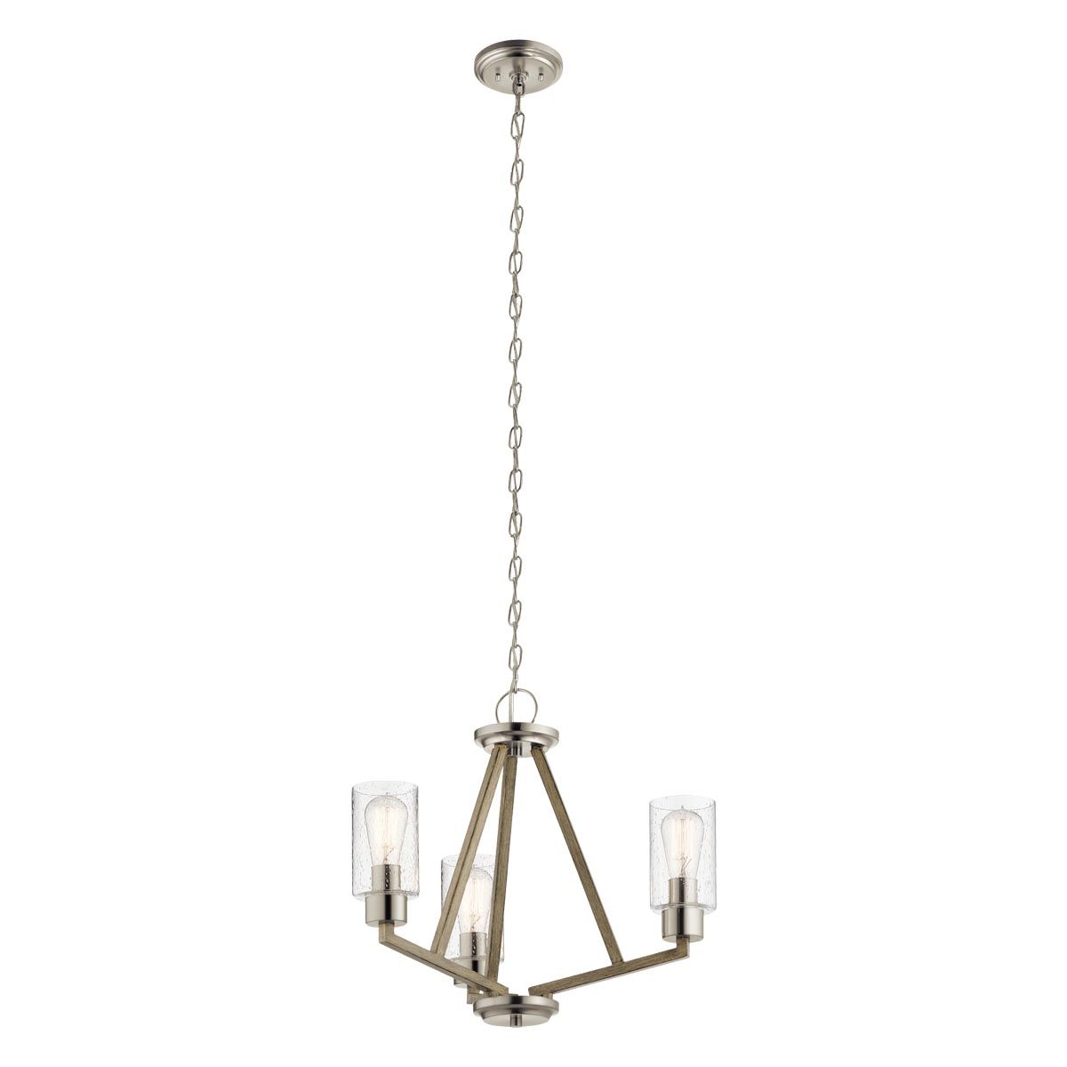 Deryn 3 Light Grey Chandelier by Kichler Lighting KL-DERYN3-DAG