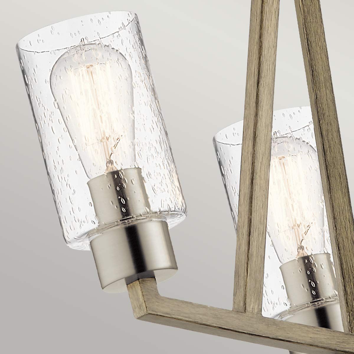 Deryn 3 Light Grey Chandelier