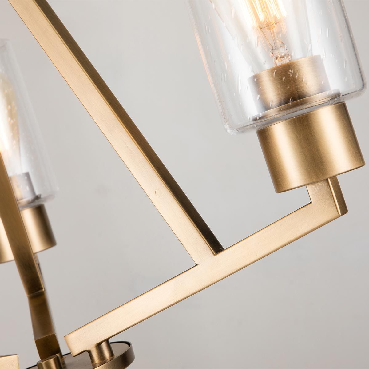 Deryn 3 Light Brass Chandelier
