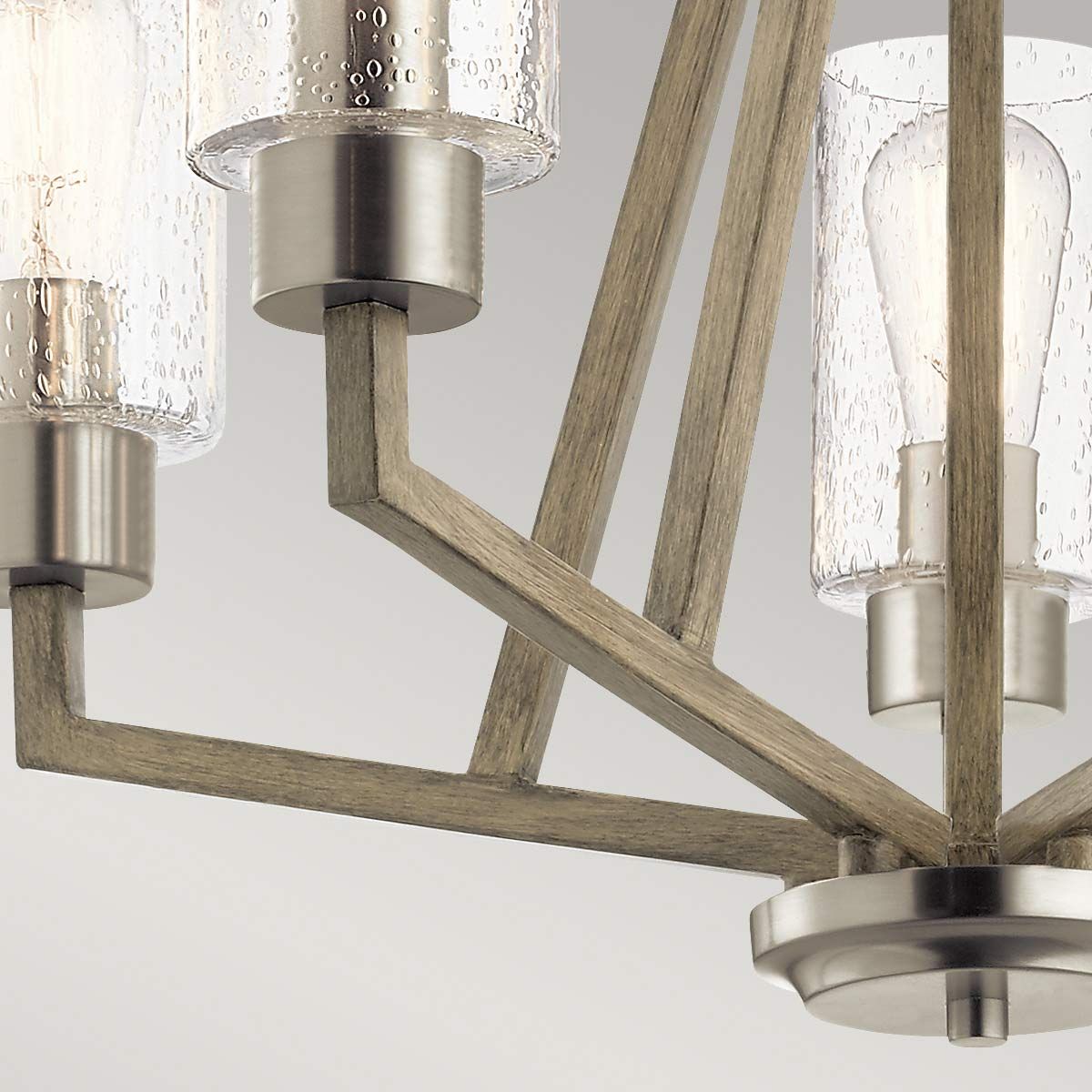 Deryn 5 Light Grey Chandelier