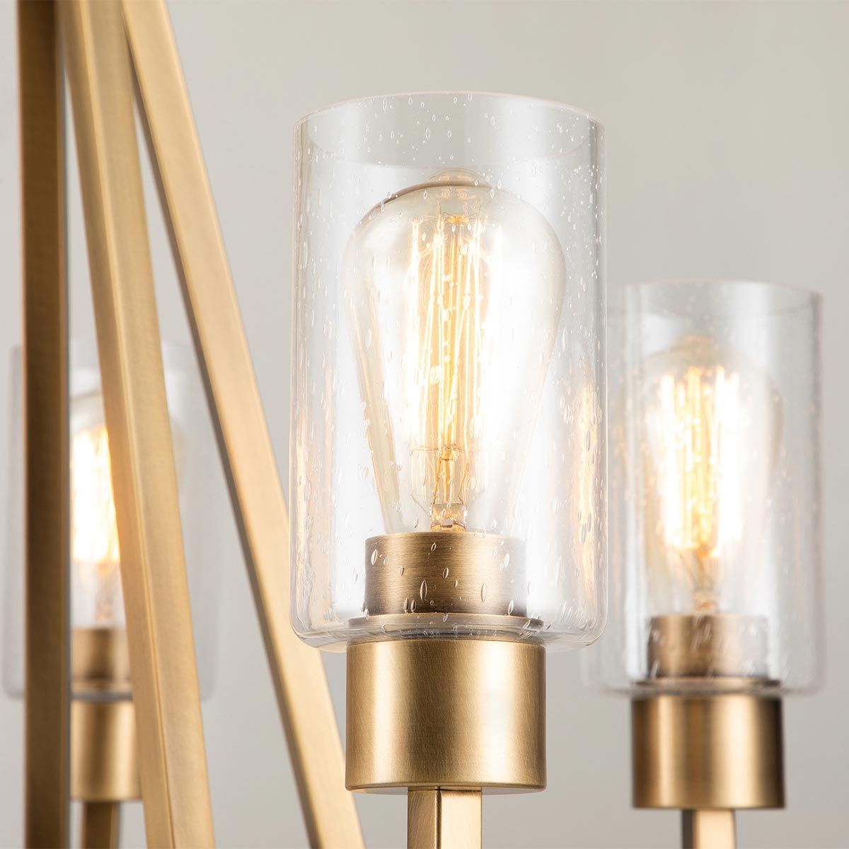 Deryn 5 Light Brass Chandelier-warehouse-clearance-270826