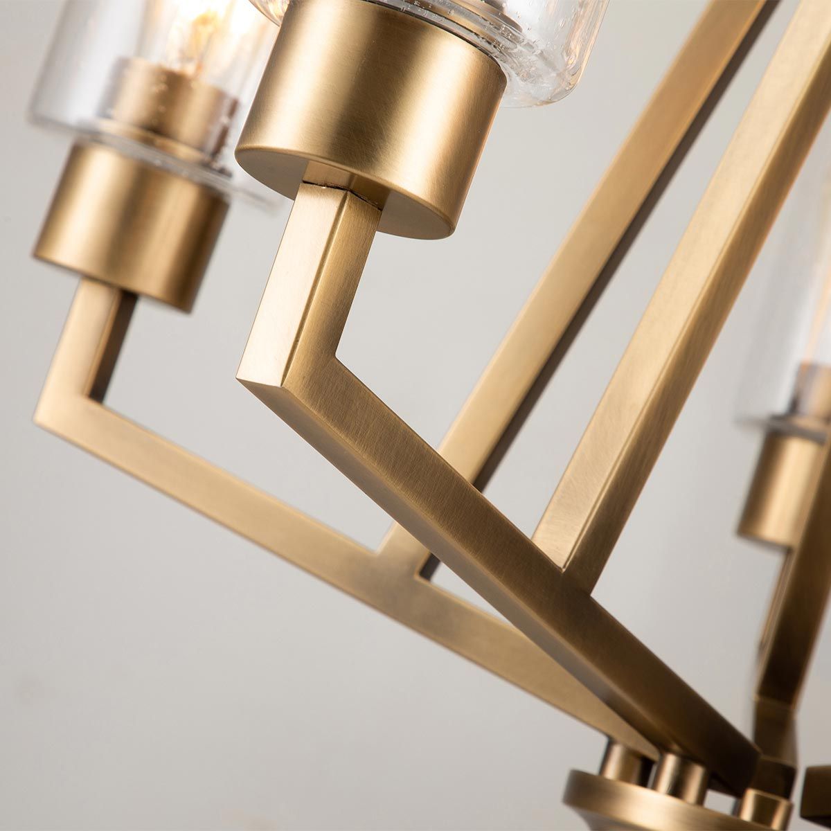 Deryn 5 Light Brass Chandelier-warehouse-clearance-270826