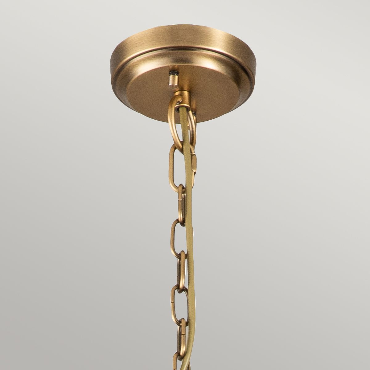 Deryn 5 Light Brass Chandelier-warehouse-clearance-270826
