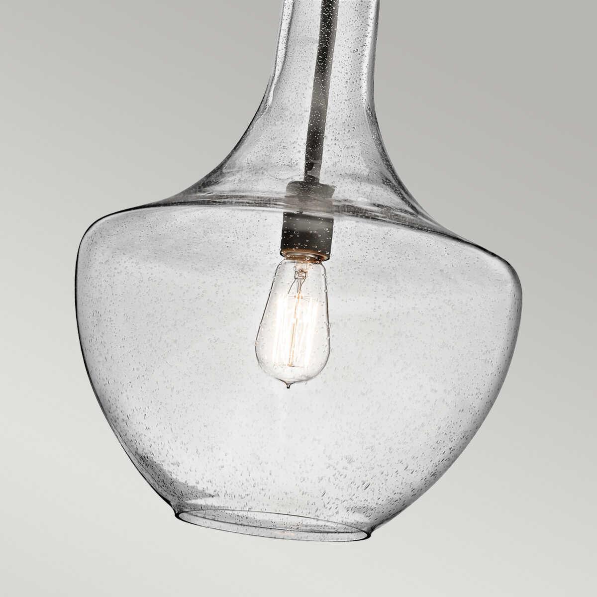 Kichler Everly 1 Light Medium Bronze Ceiling Pendant Light-OPEN-BOX-50-290626