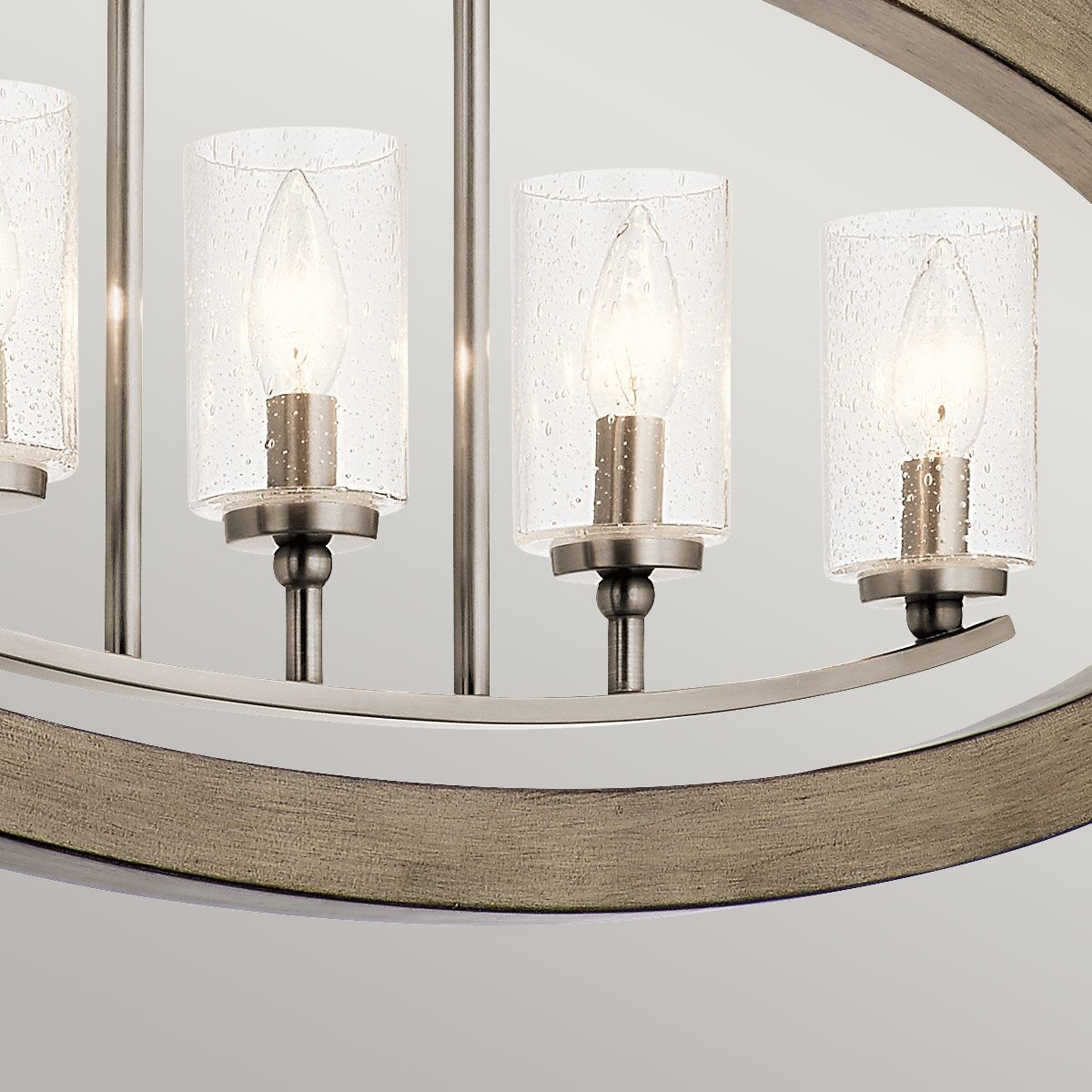 Grand Bank 5 Light Grey Chandelier