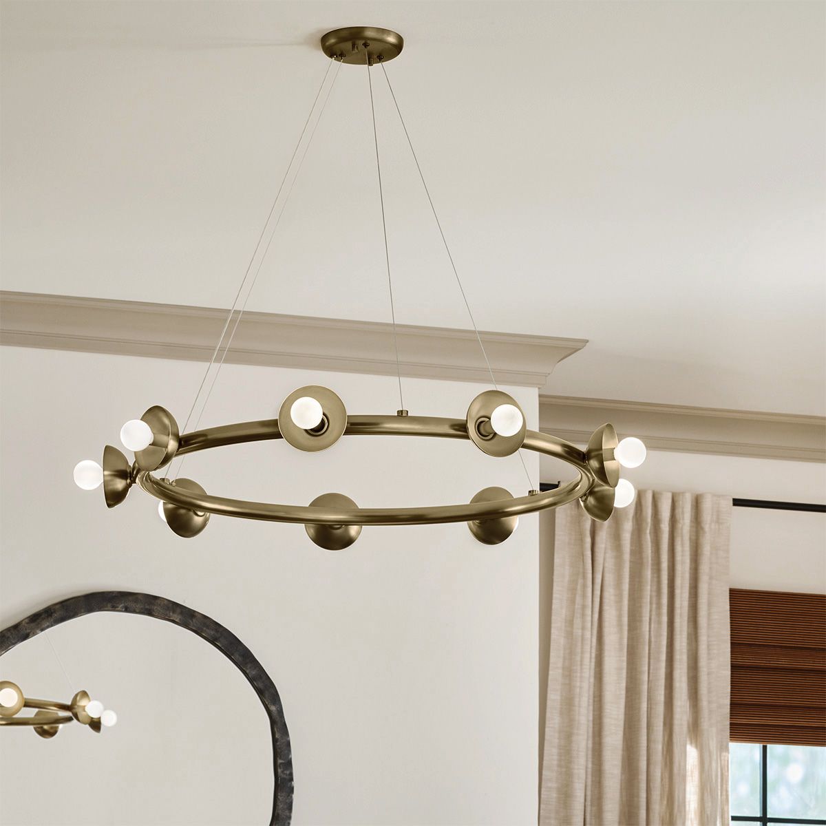 Kichler Palta 9 Light Bronze Chandelier