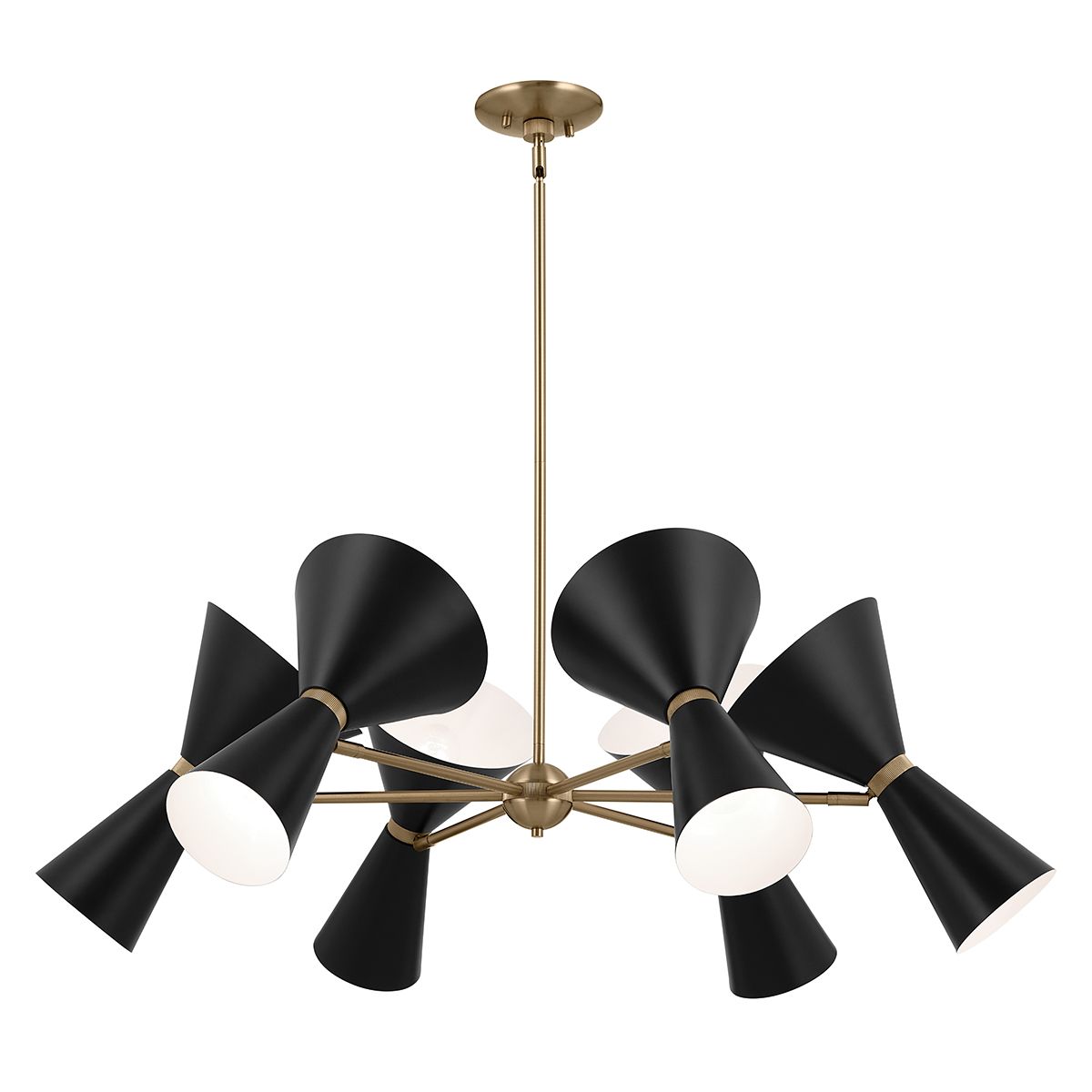 Kichler Phix 6 arm 12 light up and down Chandelier
