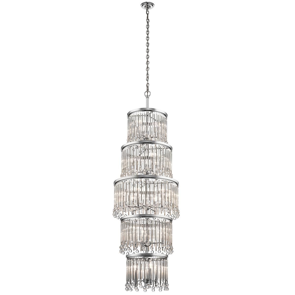 Piper 18 Light Polished Chrome Chandelier/ Pendant by Kichler Lighting KL-PIPER-18P-PC