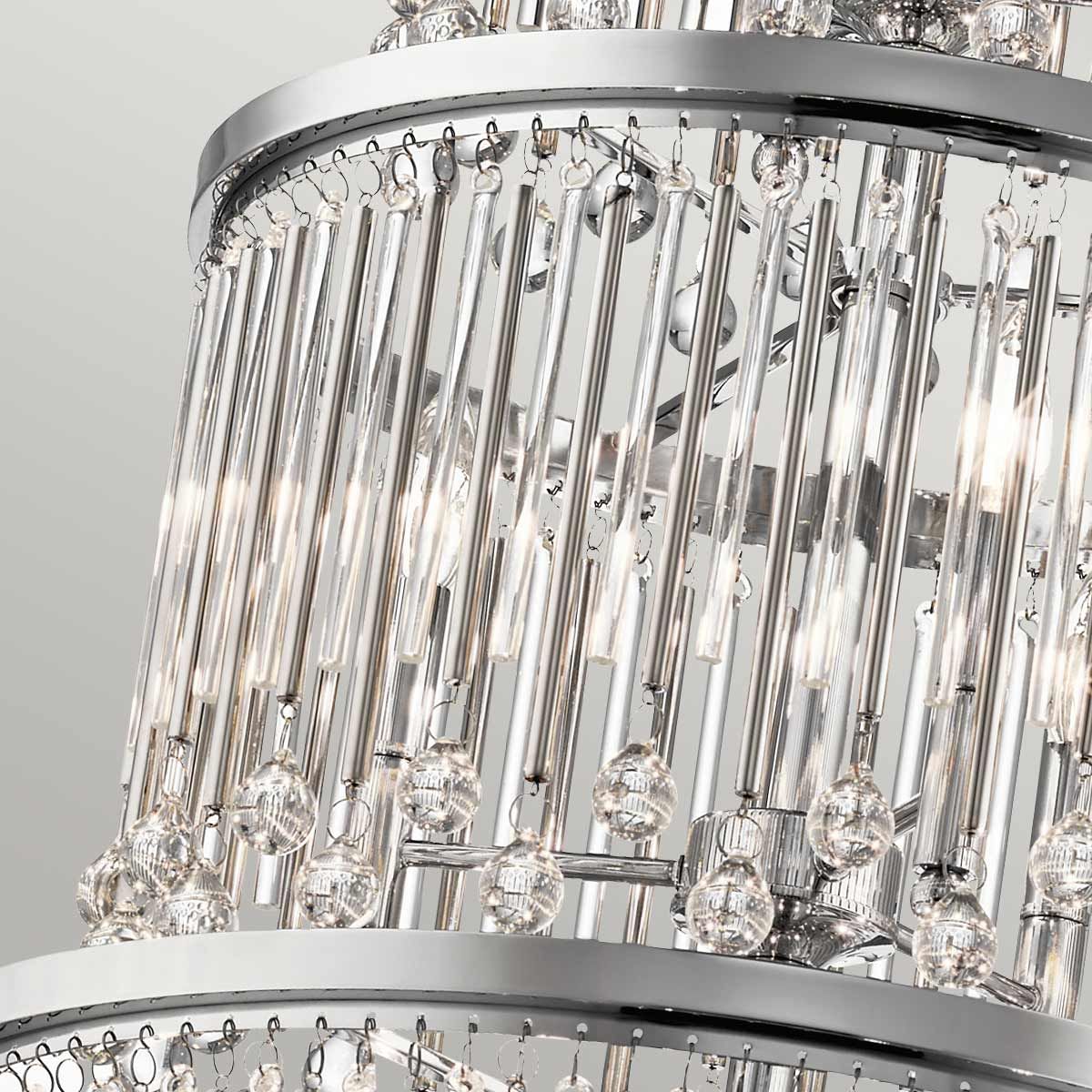 Piper 18 Light Polished Chrome Chandelier