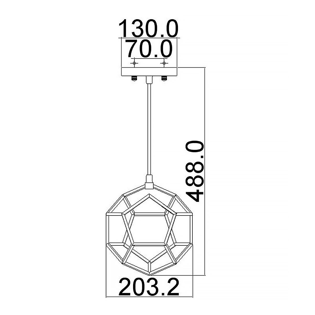 Kichler Rocklyn 1 Light Raw Steel Mini Ceiling Pendant