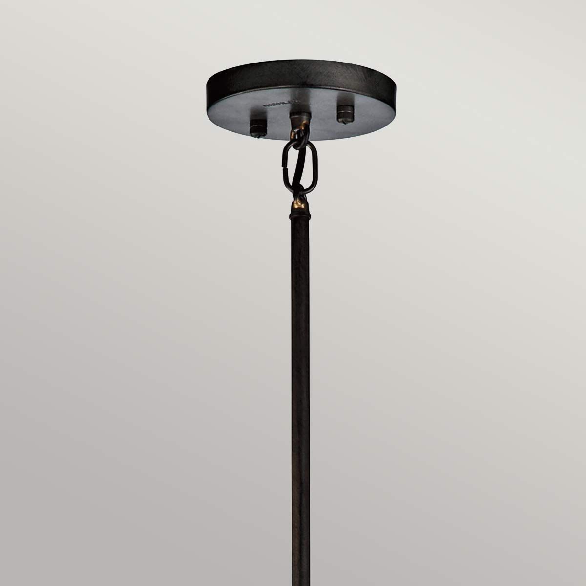 Kichler Rocklyn 6 Light Chandelier Ceiling Light - Raw Steel