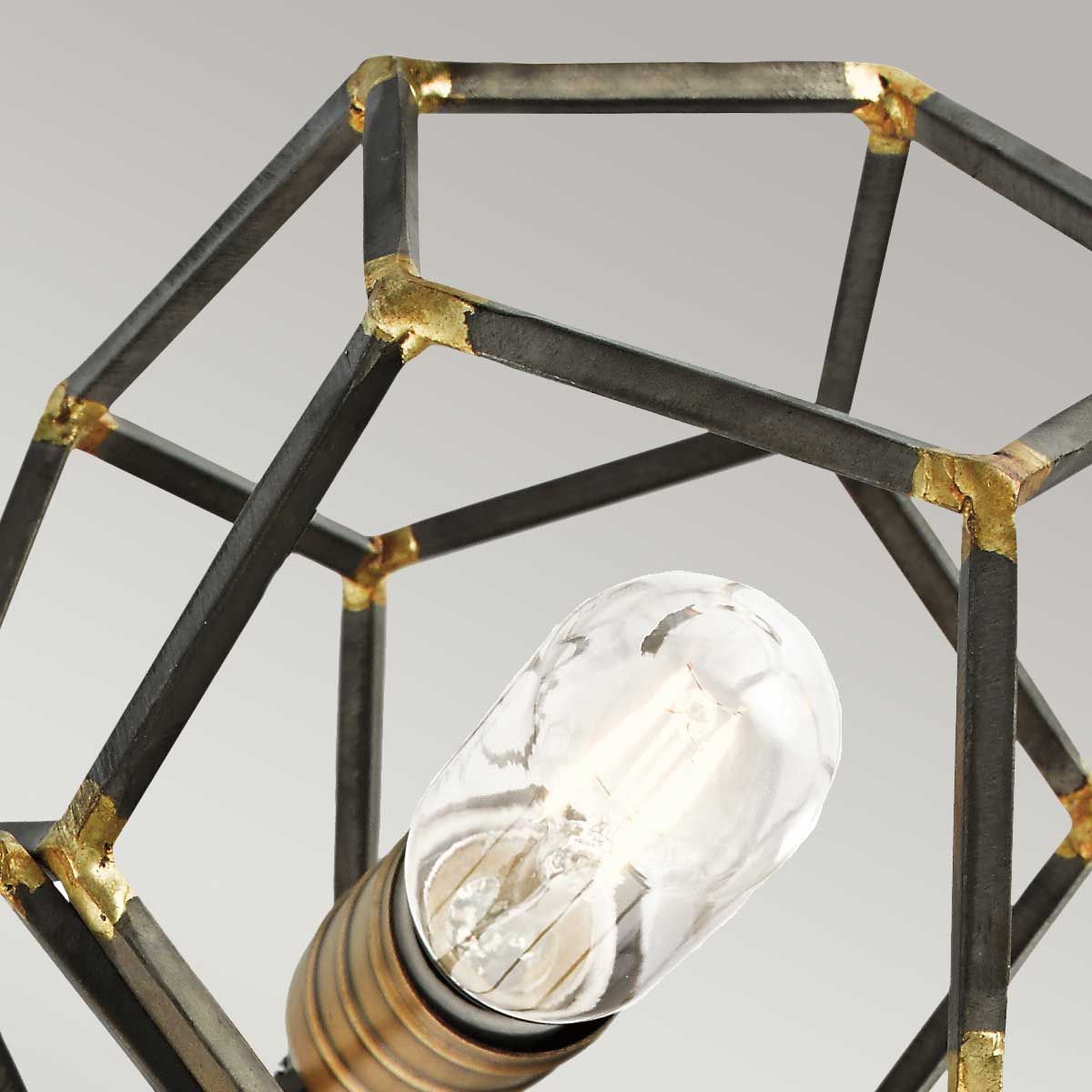 Kichler Rocklyn 6 Light Chandelier Ceiling Light - Raw Steel