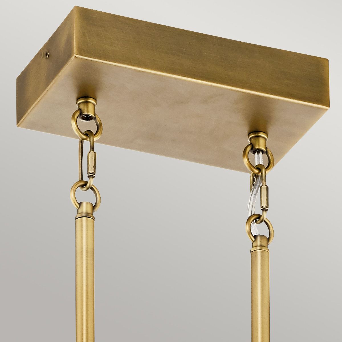 Serene LED Brass Chandelier