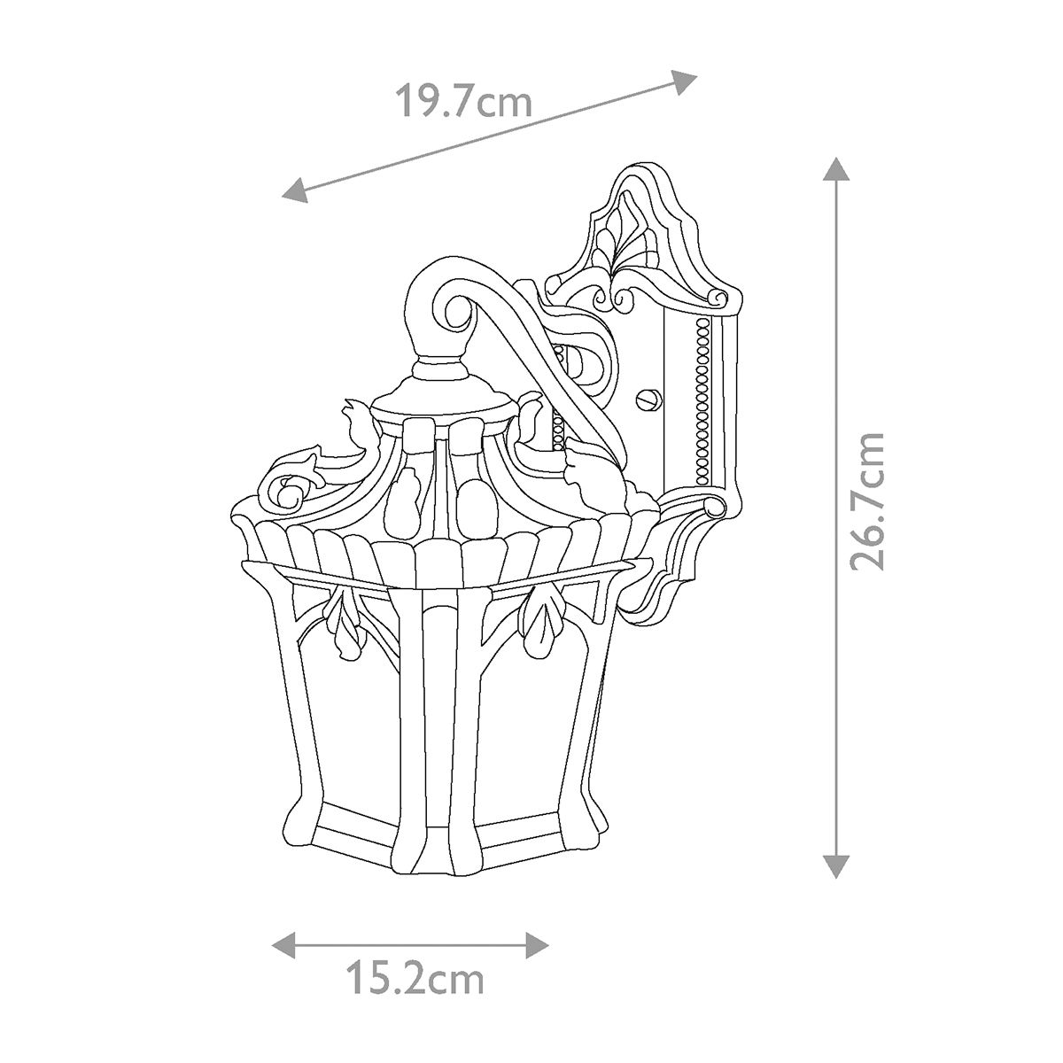 Kichler Tournai Londonderry Small Outdoor Wall Light