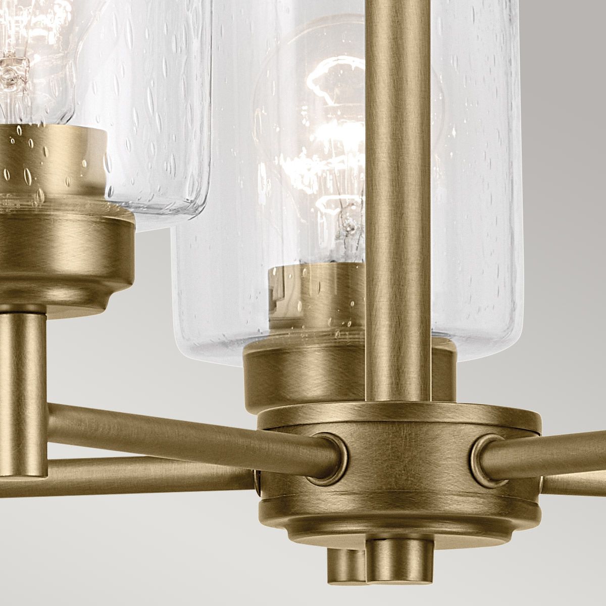 Kichler Winslow 5 Light Brass Chandelier