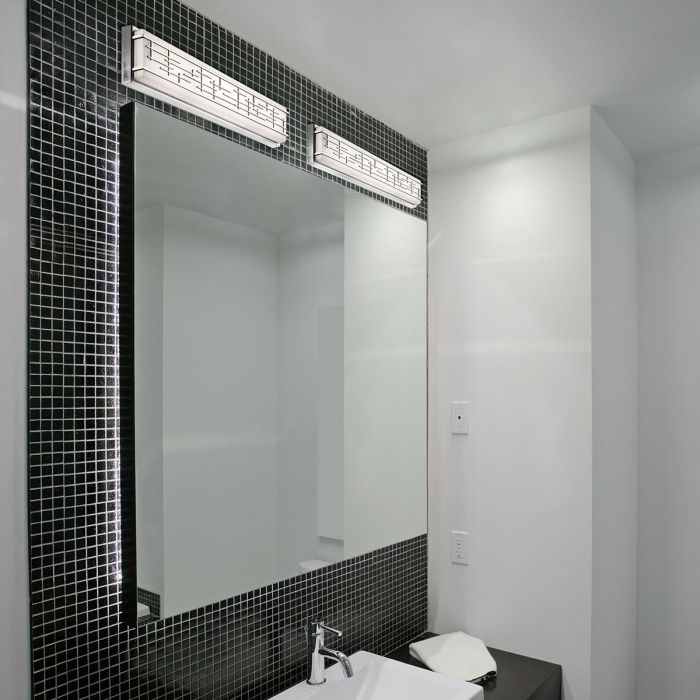 Kichler Zolon Large Chrome Bathroom Wall Light