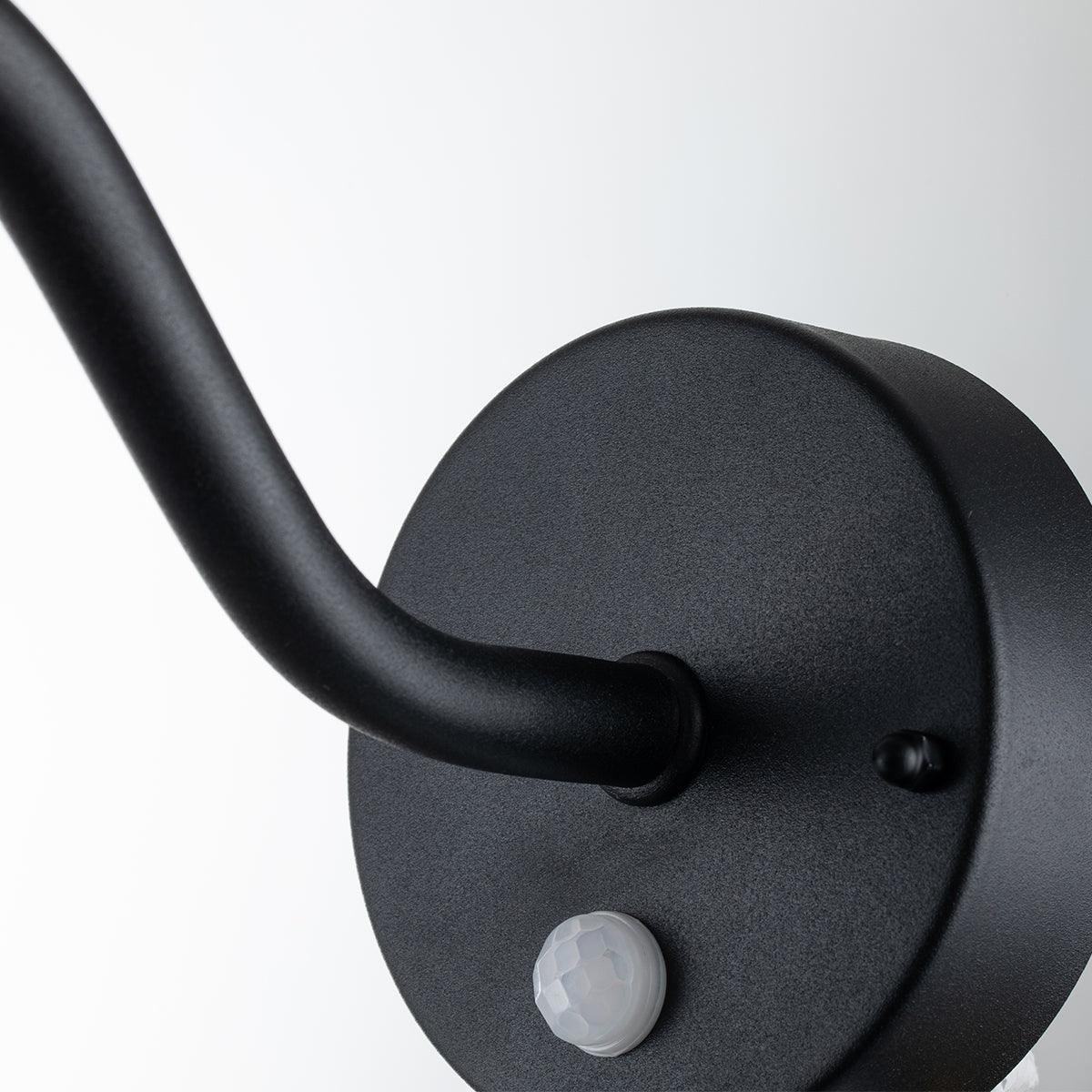 Elstead Klampenborg 1Black Outdoor Wall Light - PIR Sensor-warehouse-clearance-270826
