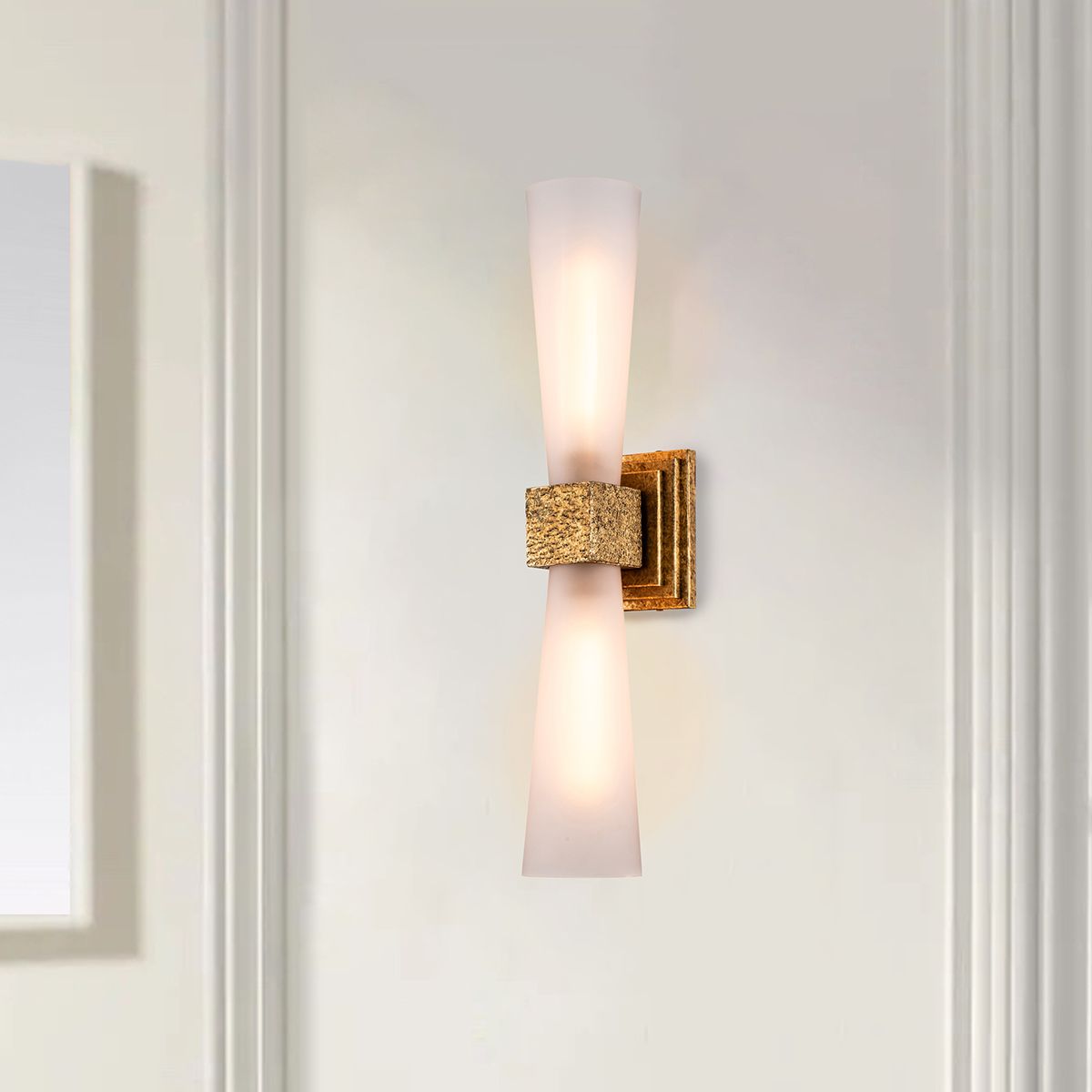 Elstead Kristy Gold Double Wall Light