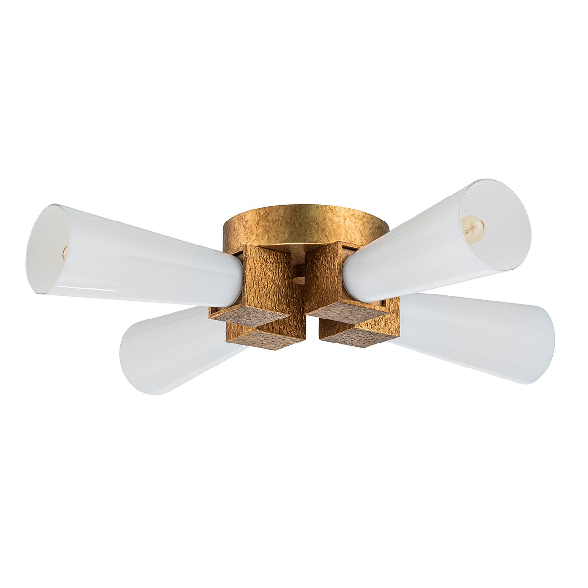 Elstead Kristy 4 Light Gold Ceiling Pendant Light