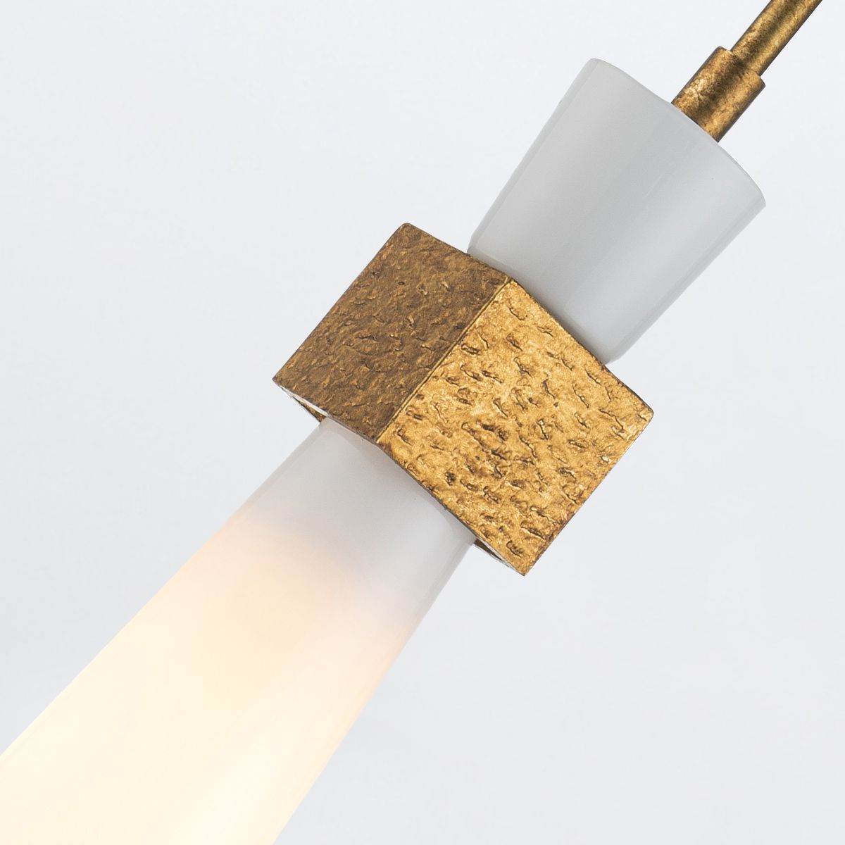 Elstead Kristy 1 Light Mini Gold Pendant Light