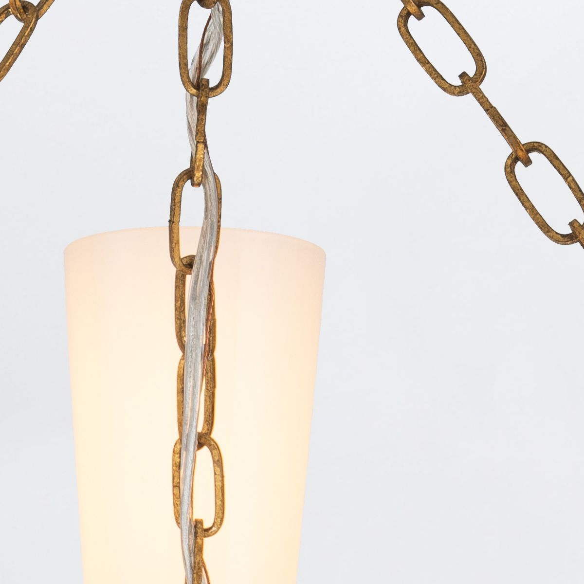 Elstead Kristy 3 Light Gold Chandelier