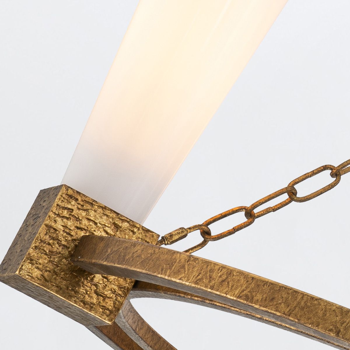 Elstead Kristy 4 Light Gold Chandelier