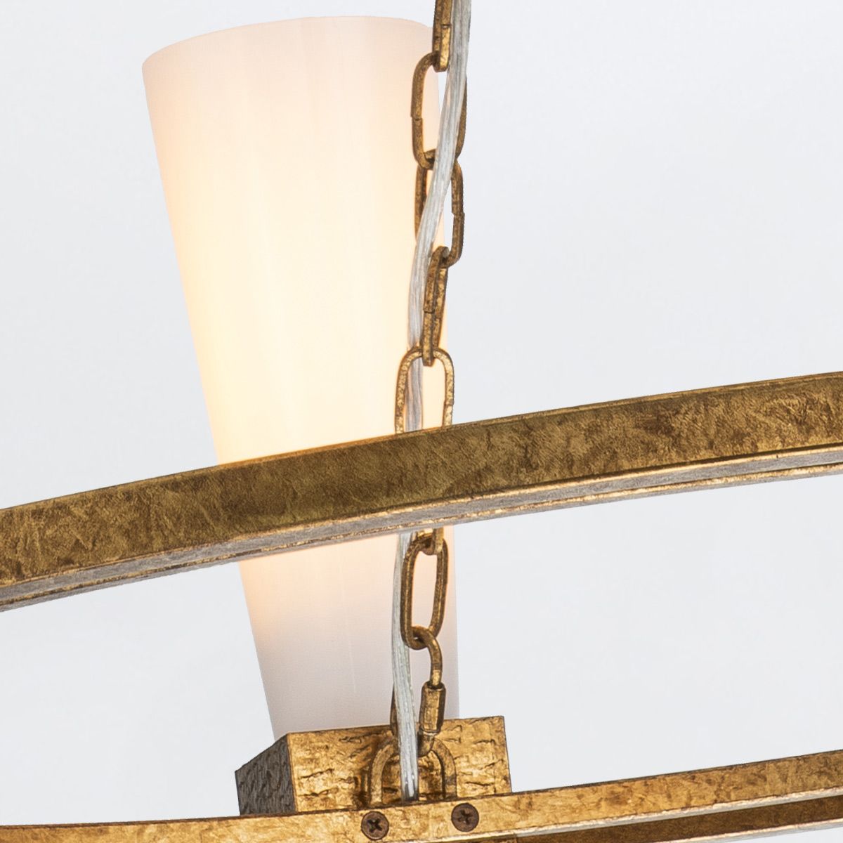 Elstead Kristy 4 Light Gold Chandelier