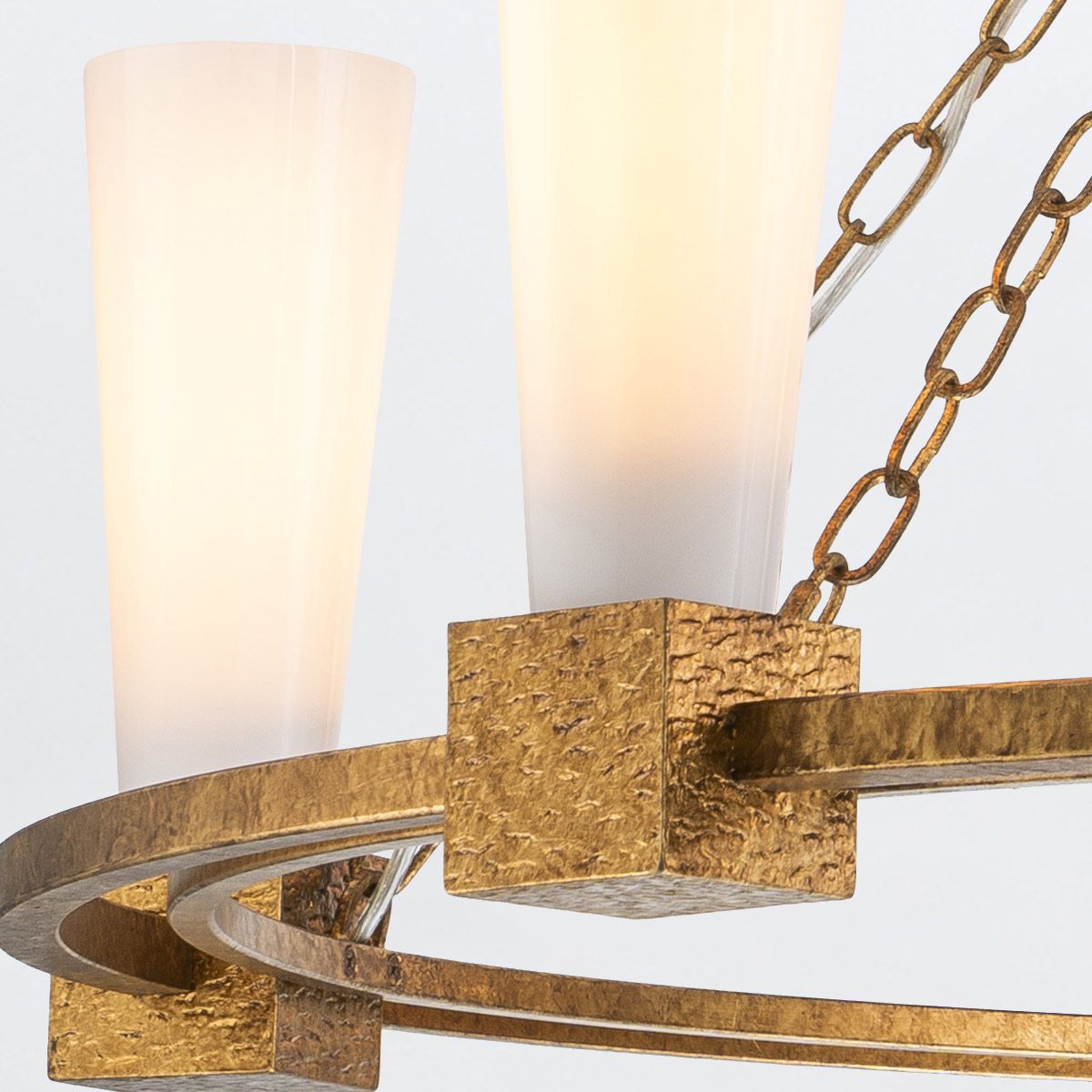 Elstead Kristy 5 Light Gold Chandelier