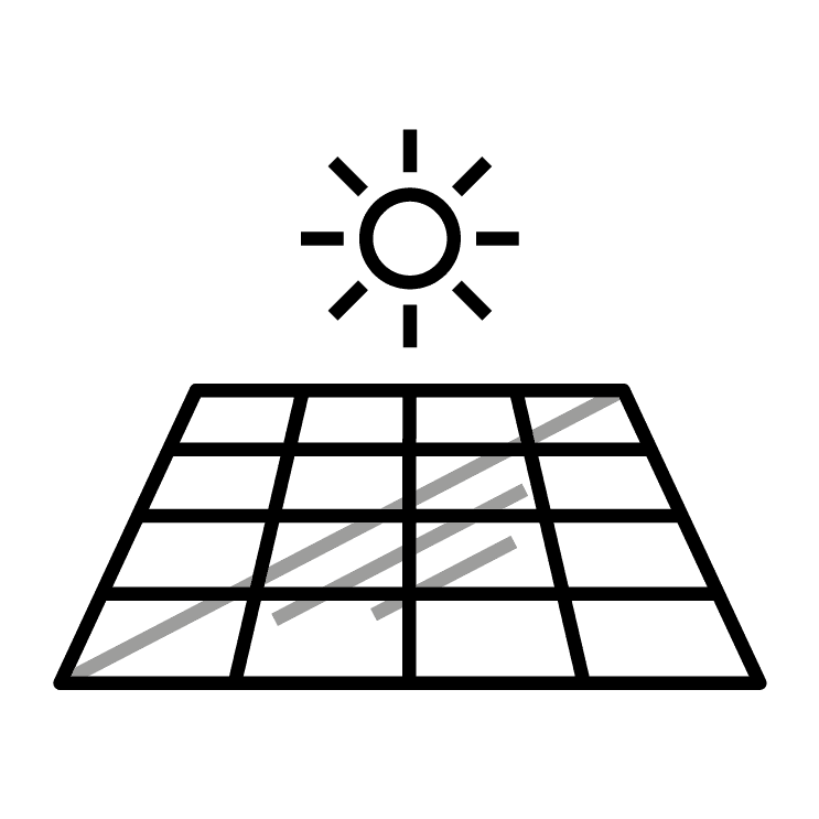 Lutec Flair Solar PIR Outdoor Wall Light - Black