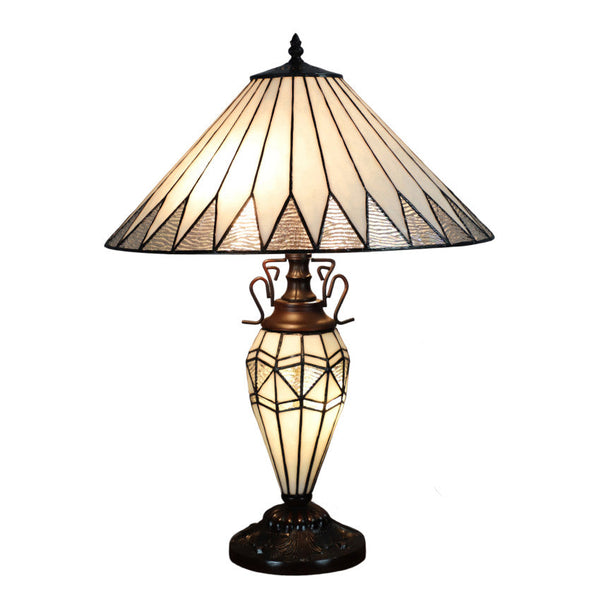 Minster Fenton Double Tiffany Table Lamp