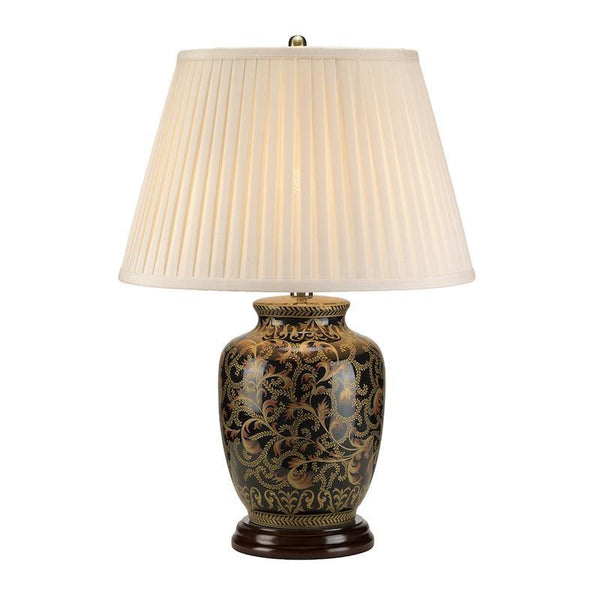 Morris Small Gold/Black Ceramic Table Lamp
