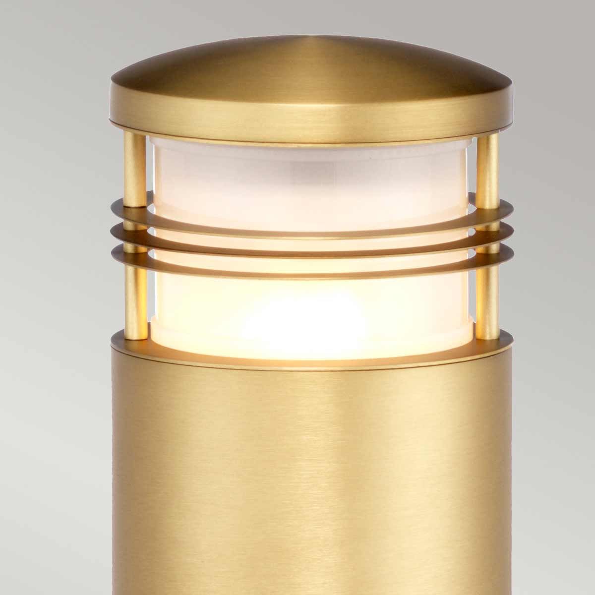 Elstead New Brighton 1 Light Brass Bollard-OPEN-BOX-50-270826