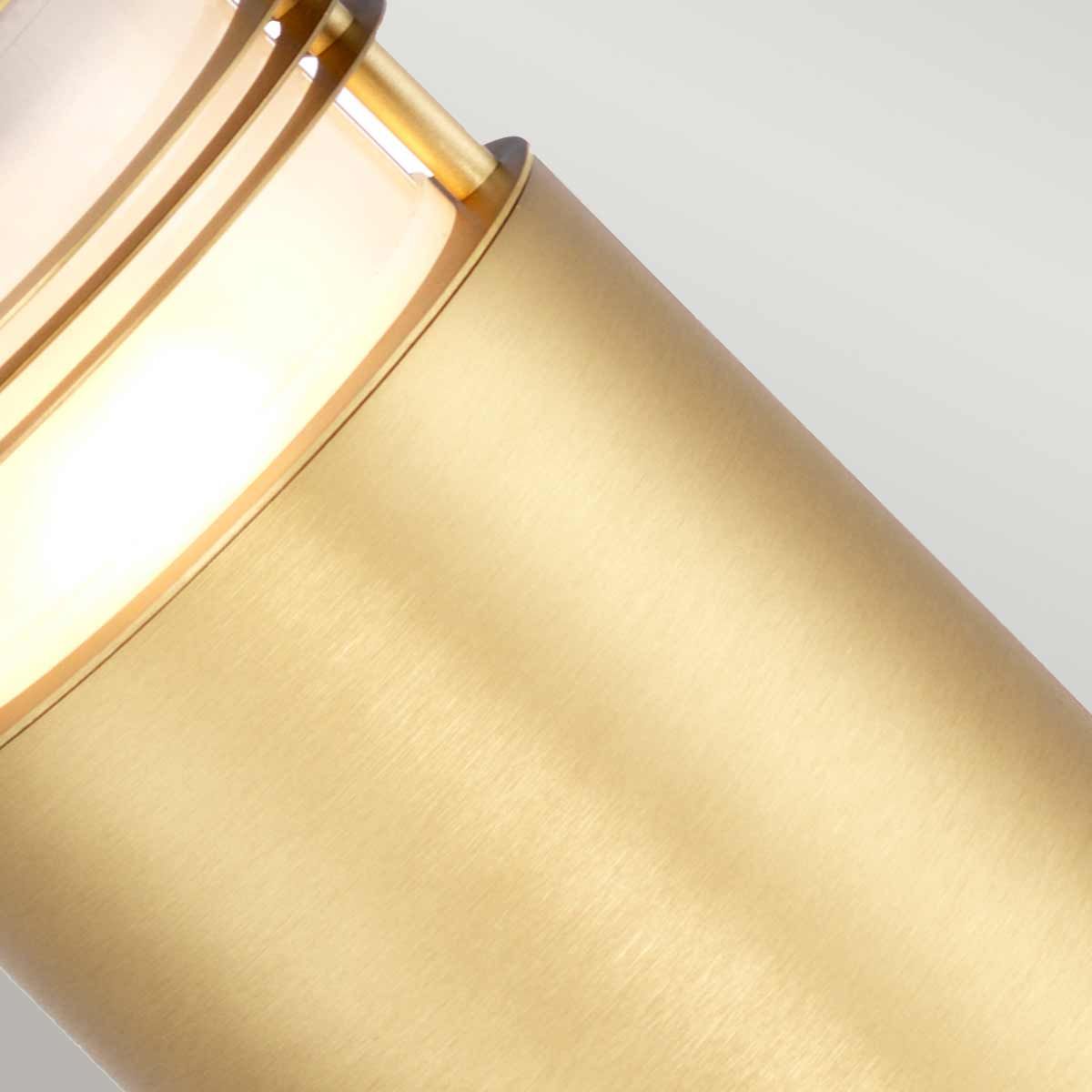 Elstead New Brighton 1 Light Brass Bollard-OPEN-BOX-50-270826