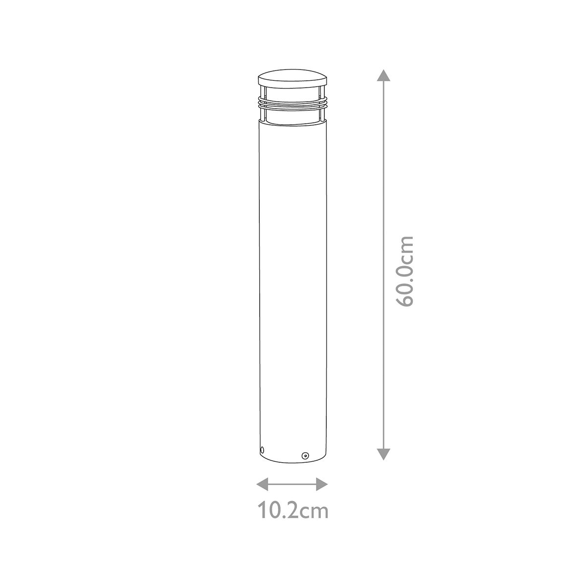 Elstead New Brighton 1 Light Brass Bollard-OPEN-BOX-50-270826