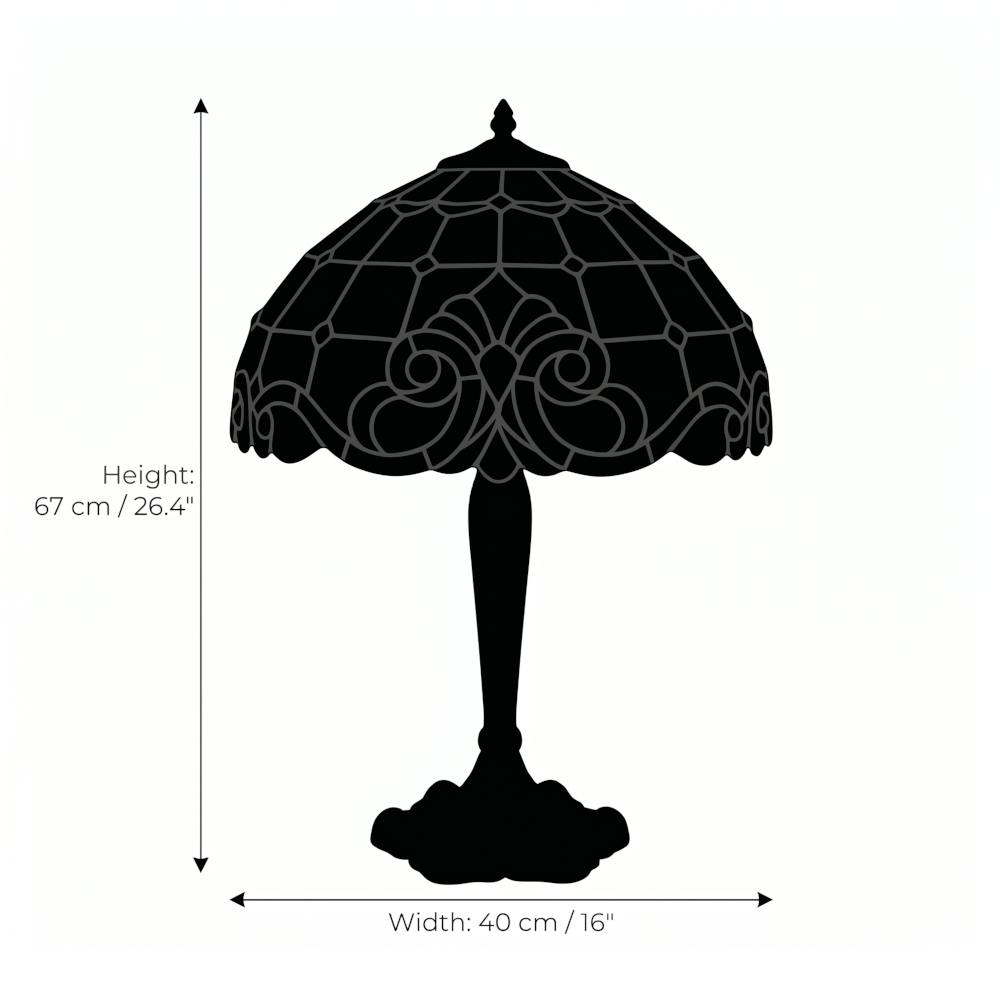 Newcastle Tiffany Table Lamp - Tiffany Lighting Direct
