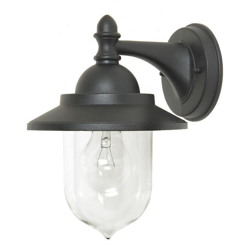 Elstead Sandown Black Outdoor Wall Light-warehouse-clearance-140826