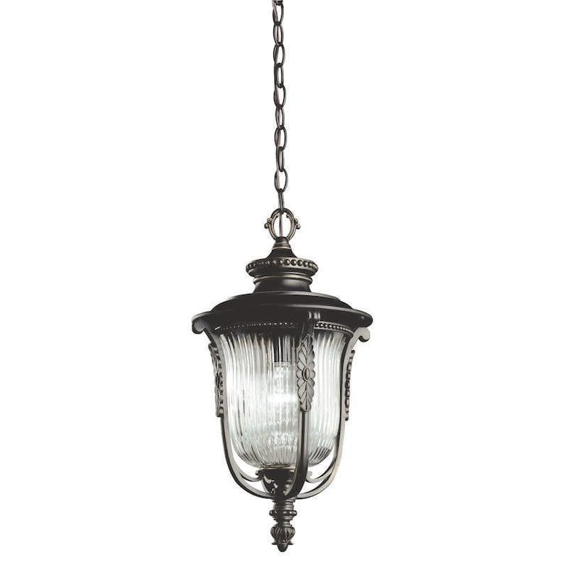 Kichler Luverne Rubbed Bronze Outdoor Pendant Light-WAREHOUSE-40-130226