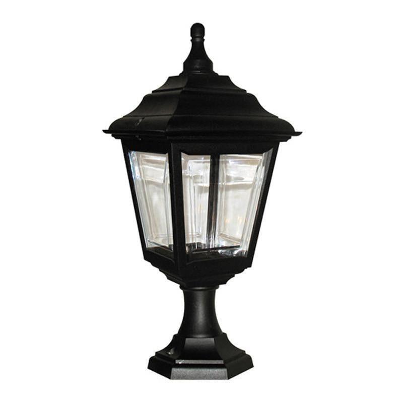 Elstead Kerry Black Outdoor Pedestal/Flush Lantern-warehouse-40