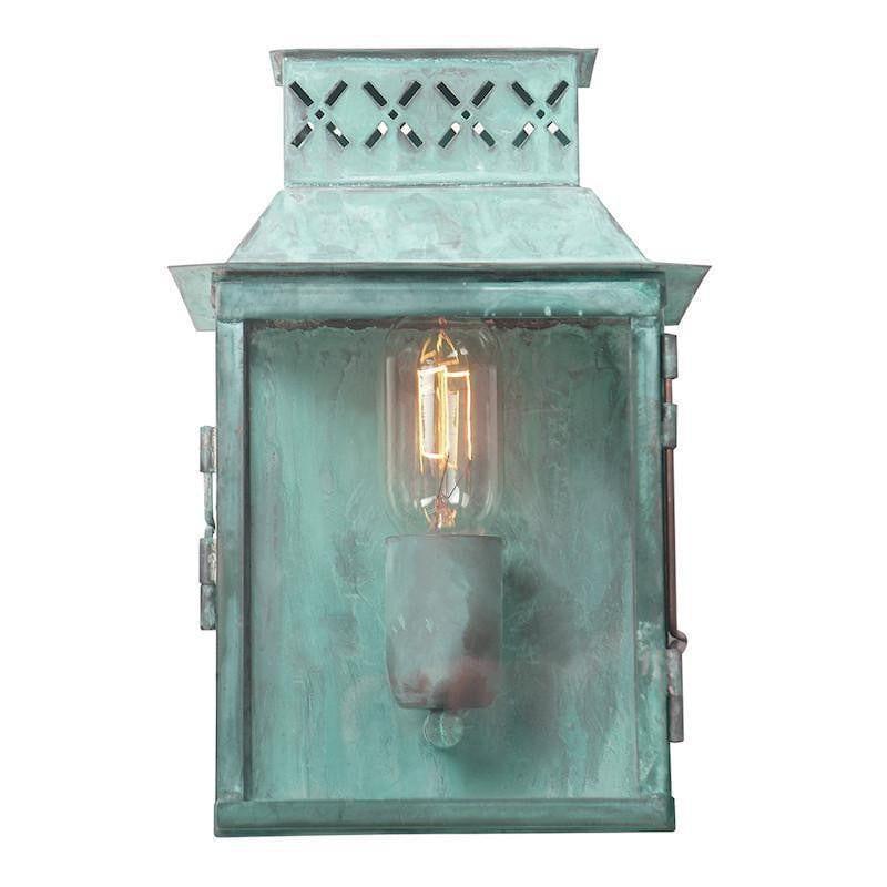 Elstead Lambeth Palace Verdigris Outdoor Wall Light-warehouse-25-09-26
