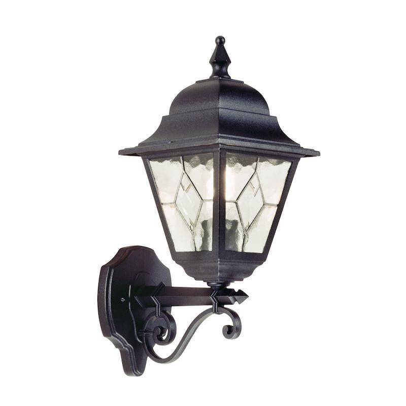 Elstead Norfolk Black Outdoor Uplighter Wall Light-warehouse-25-09-26