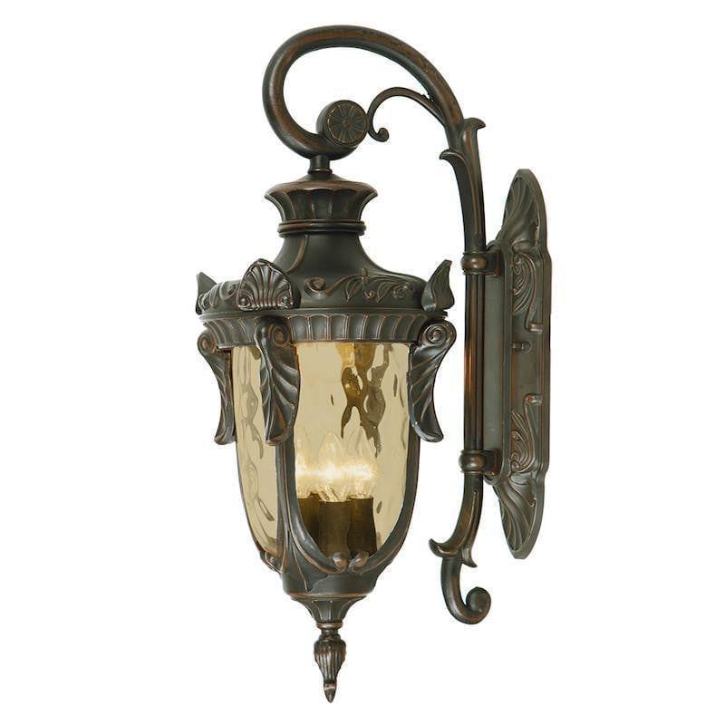 Philadelphia Bronze Large Outdoor Downlighter Wall Light-clearance