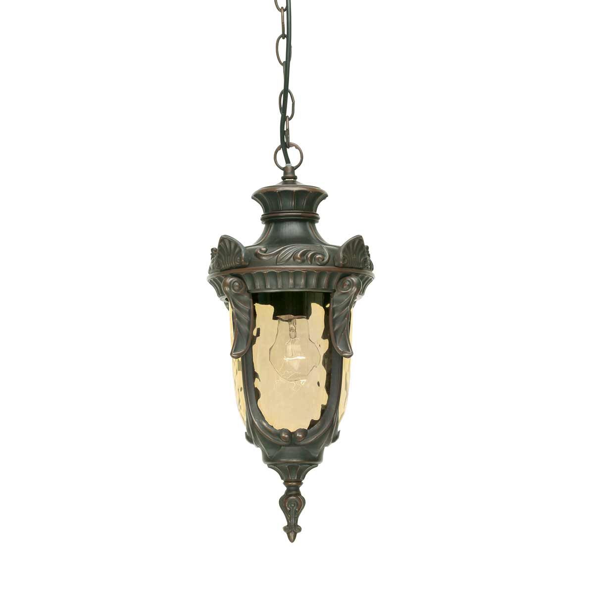 Elstead Philadelphia Bronze Medium Outdoor Pendant Light