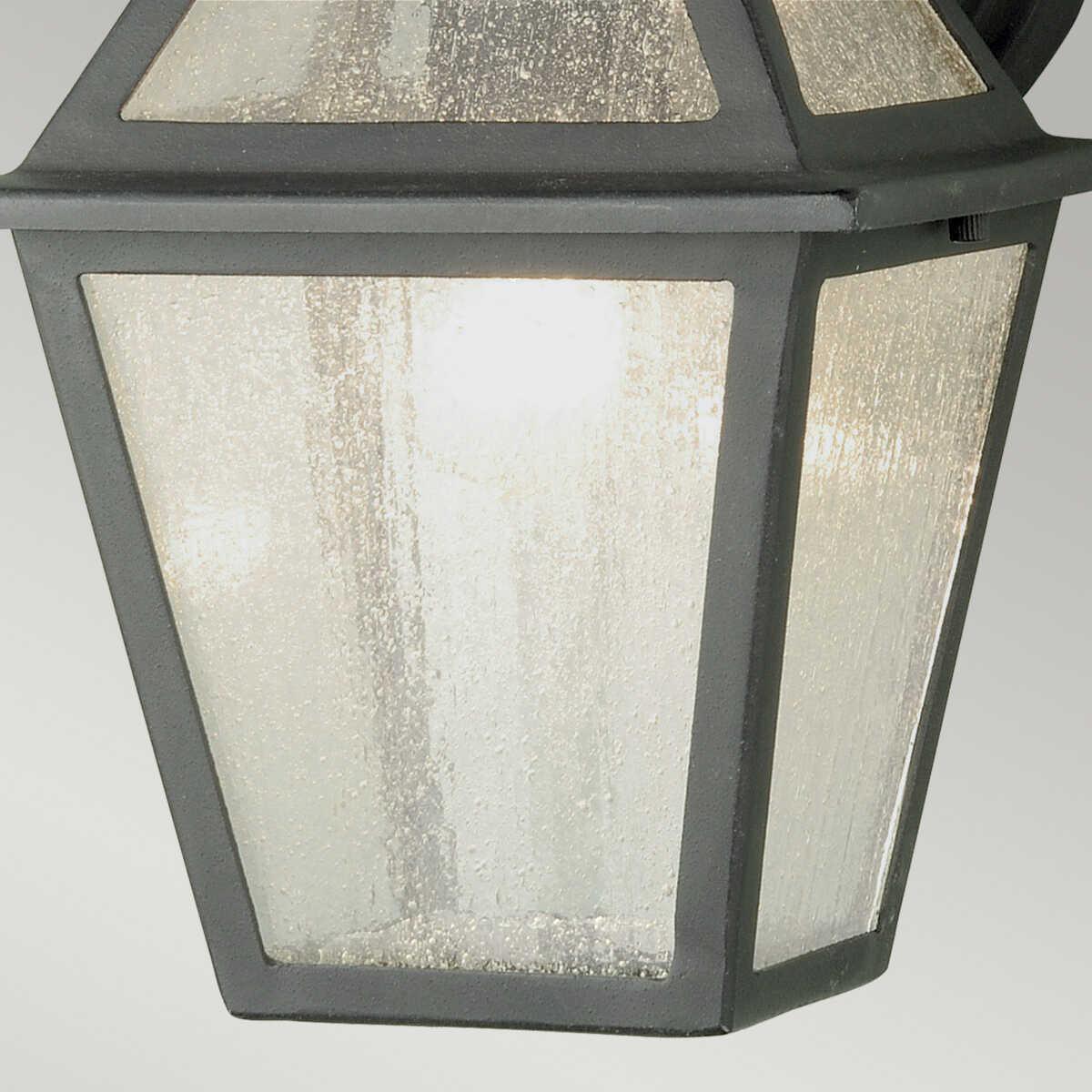 Elstead Polruan Black Outdoor Wall Light-warehouse-180926