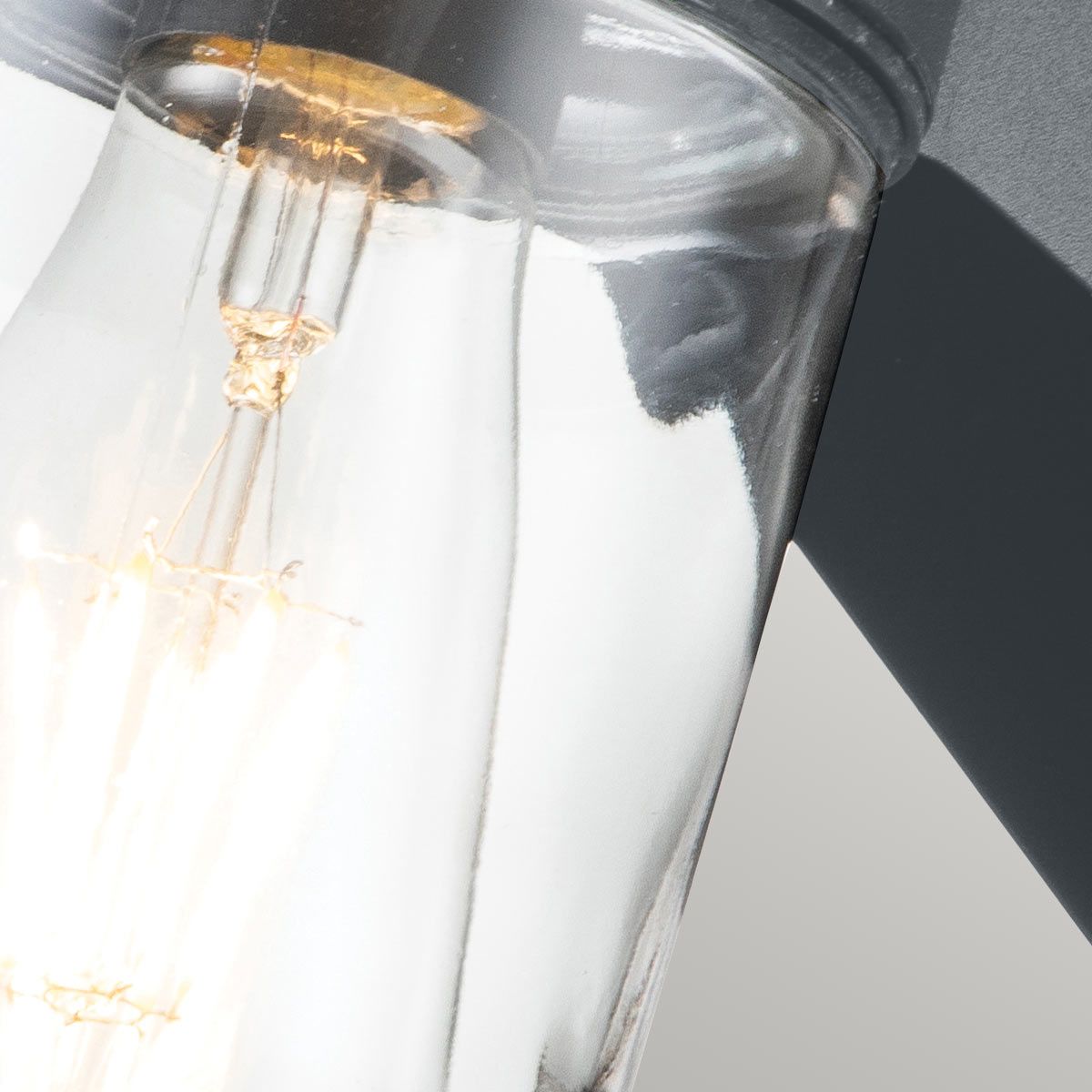 Portfino Grey Outdoor Wall Lantern