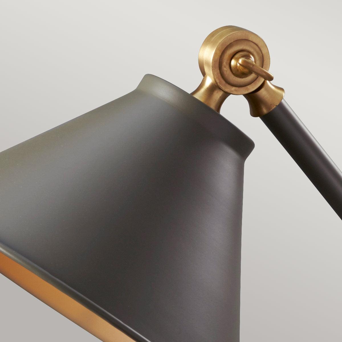 Provence Element 1 Light Grey & Aged Brass Mini Table Lamp