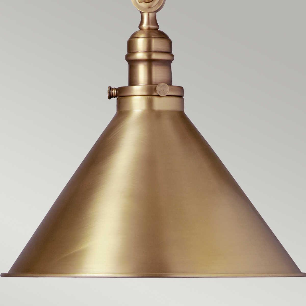 Elstead Provence 1 Light Aged Brass Wall Light/Pendant-OPEN-BOX-BSL-270826