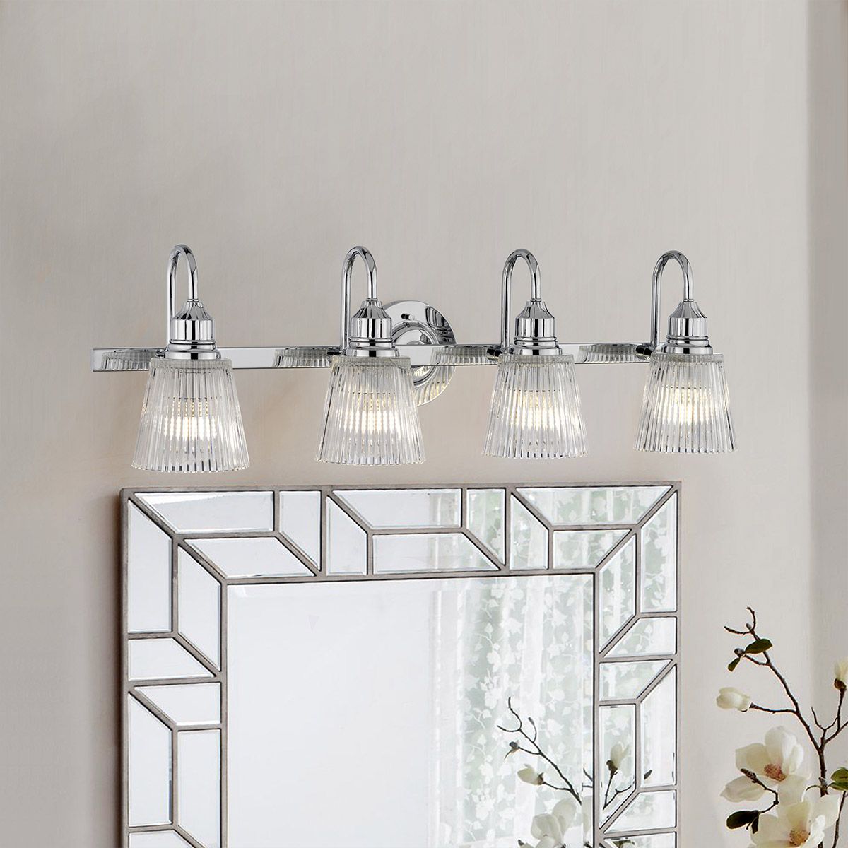 Buy Addison 4 Light Polished Chrome Bathroom Wall Light