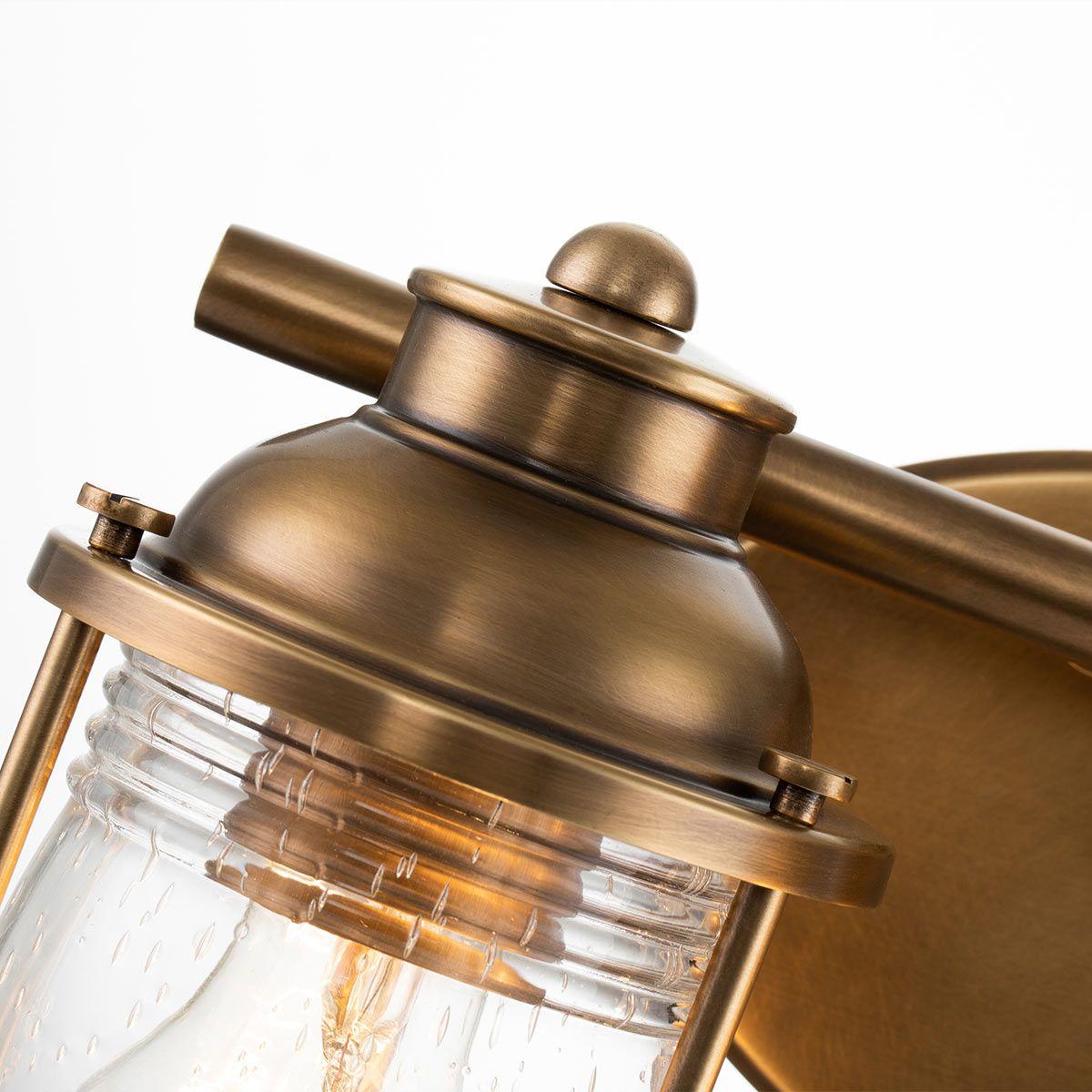 Ashland Bay Double Brass Bathroom Wall Light