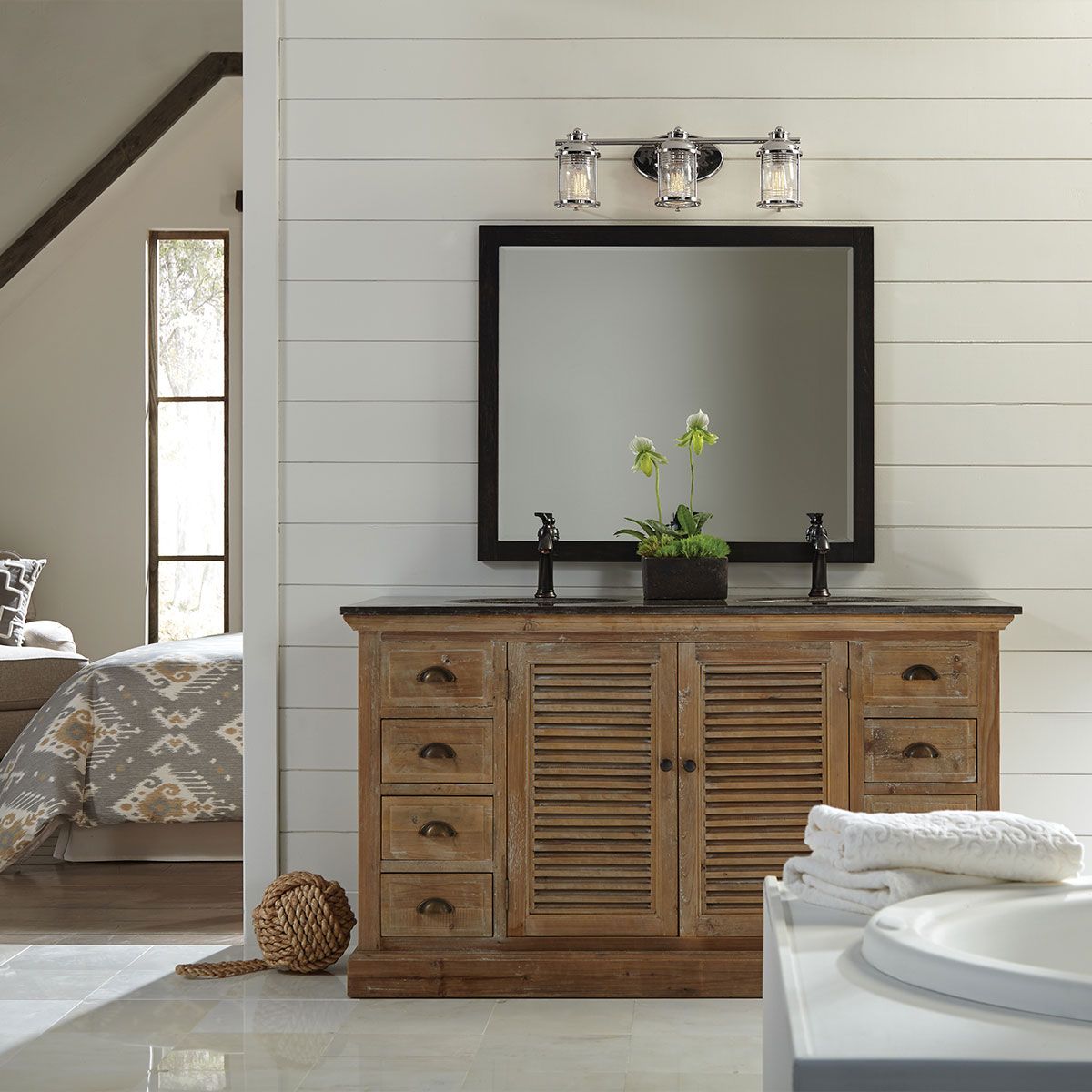 Ashland Bay 3 Light Polished Chrome Bathroom Wall Light